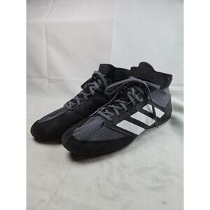 Adidas Mat Hog 2.0 Wrestling Shoes Men Size 9 Black FZ5391